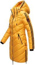 Marikoo Armasa lange Damen Winter Steppjacke Gelb Gr.S