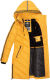 Marikoo Armasa lange Damen Winter Steppjacke Gelb Gr.S