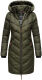 Marikoo Armasa lange Damen Winter Steppjacke Olive Gr.M