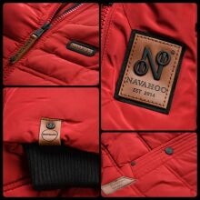 Navahoo Melikaa ladies winter jacket with faux fur collar & hood Schwarz-Gr.XS