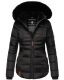 Navahoo Melikaa ladies winter jacket with faux fur collar & hood Schwarz-Gr.XS