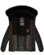 Navahoo Melikaa ladies winter jacket with faux fur collar & hood Schwarz-Gr.XS