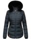 Navahoo Melikaa Damen Winterjacke mit Kunstfellkragen & Kapuze Navy-Gr.XS