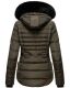 Navahoo Melikaa Damen Winterjacke mit Kunstfellkragen & Kapuze Anthrazit-Gr.XS