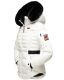 Navahoo Melikaa ladies winter jacket with faux fur collar & hood Weiss-Gr.XS