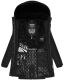 Navahoo Tiniis Damen Parka Winterjacke Schwarz Größe XXL - Gr. 44