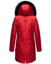 Navahoo Tiniis Damen Parka Winterjacke Rot Größe XS - Gr. 34