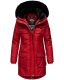 Navahoo Tiniis Damen Parka Winterjacke Rot Größe XS - Gr. 34