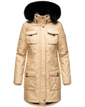 Navahoo Tiniis ladies parka winter jacket - Beige-Gr.XS