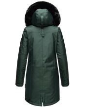Navahoo Tiniis Damen Parka Winterjacke Grün Größe XS - Gr. 34