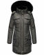 Navahoo Tiniis Damen Parka Winterjacke Anthrazit Größe XS - Gr. 34