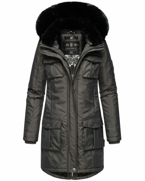 Navahoo Tiniis ladies parka winter jacket - Anthracite-Gr.M