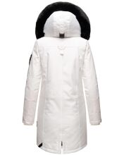 Navahoo Tiniis Damen Parka Winterjacke Weiss - Off White Größe XS - Gr. 34
