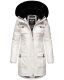 Navahoo Tiniis Damen Parka Winterjacke Weiss - Off White Größe XS - Gr. 34