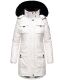 Navahoo Tiniis Damen Parka Winterjacke Weiss - Off White Größe XS - Gr. 34