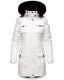 Navahoo Tiniis Damen Parka Winterjacke Weiss - Off White Größe XS - Gr. 34