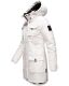 Navahoo Tiniis Damen Parka Winterjacke Weiss - Off White Größe XS - Gr. 34