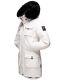Navahoo Tiniis Damen Parka Winterjacke Weiss - Off White Größe XS - Gr. 34