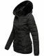Navahoo Milianaa Winter Jacke Stepp Kurzjacke gefüttert Kapuze Kunstfell Schwarz Größe XXL - Gr. 44