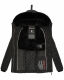 Navahoo Milianaa Winter Jacke Stepp Kurzjacke gefüttert Kapuze Kunstfell Schwarz Größe XXL - Gr. 44