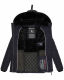 Navahoo Milianaa Winter Jacke Stepp Kurzjacke gefüttert Kapuze Kunstfell Navy Größe XS - Gr. 34