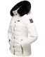 Navahoo Milianaa winter jacket quilted jacket lined hood faux fur Weiss-Gr.XS