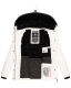 Navahoo Milianaa winter jacket quilted jacket lined hood faux fur Weiss-Gr.XS