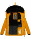 Navahoo Milianaa Winter Jacke Stepp Kurzjacke gefüttert Kapuze Kunstfell Gelb Größe XS - Gr. 34