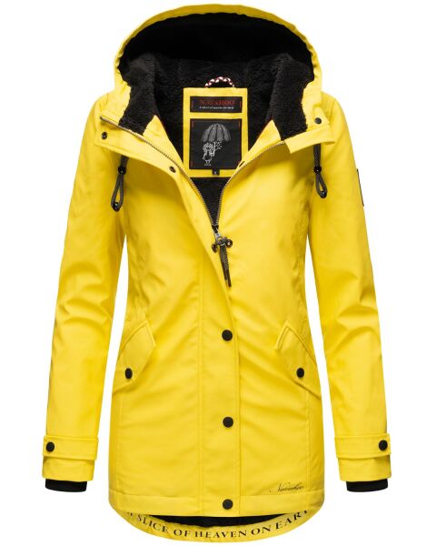 Navahoo Lindraa Damen Regenjacke Gelb Größe XS