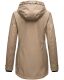 Navahoo Lindraa ladies rain jacket - Taupe-Gr.XXL