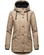 Navahoo Lindraa ladies rain jacket - Taupe-Gr.XXXL