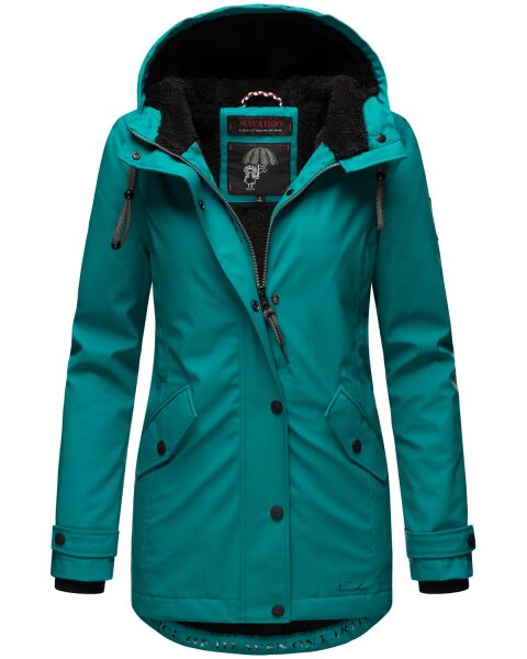 Navahoo Lindraa ladies rain jacket - Dark Green-Gr.XXL