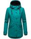 Navahoo Lindraa ladies rain jacket - Dark Green-Gr.XXL