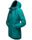 Navahoo Lindraa ladies rain jacket - Dark Green-Gr.XXL