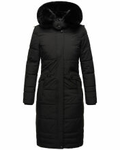 Navahoo Fahmiyaa ladies long hooded winter jacket Schwarz-Gr.XXL