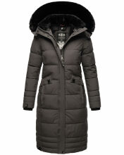 Navahoo Fahmiyaa ladies long hooded winter jacket Anthrazit-Gr.XL