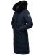 Navahoo Fahmiyaa Damen lange Winterjacke mit Kapuze Navy XS - Gr. 34
