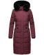 Navahoo Fahmiyaa ladies long hooded winter jacket Weinrot-Gr.XL
