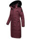 Navahoo Fahmiyaa ladies long hooded winter jacket Weinrot-Gr.XL