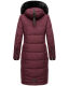 Navahoo Fahmiyaa ladies long hooded winter jacket Weinrot-Gr.XL