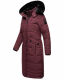 Navahoo Fahmiyaa ladies long hooded winter jacket Weinrot-Gr.XXL