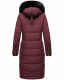 Navahoo Fahmiyaa ladies long hooded winter jacket Weinrot-Gr.XXL