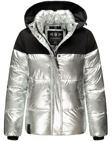 Navahoo Sarafina Damen Winterjacke Silber-Gr.XS