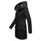 Marikoo Mayleen Damen Softshell Regenjacke mit Kapuze Schwarz-Gr.S