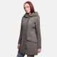 Marikoo Mayleen Damen Softshell Regenjacke mit Kapuze Anthrazit-Gr.S
