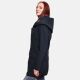 Marikoo Mayleen Damen Softshell Regenjacke mit Kapuze Navy-Gr.S