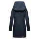 Marikoo Mayleen Damen Softshell Regenjacke mit Kapuze Navy-Gr.S