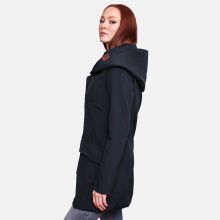 Marikoo Mayleen Damen Softshell Regenjacke mit Kapuze Navy-Gr.XXXL