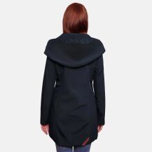 Marikoo Mayleen Damen Softshell Regenjacke mit Kapuze Navy-Gr.XXXL