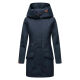 Marikoo Mayleen Damen Softshell Regenjacke mit Kapuze Navy-Gr.XXXL